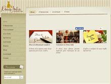 Tablet Screenshot of donajuliarestaurante.com.br